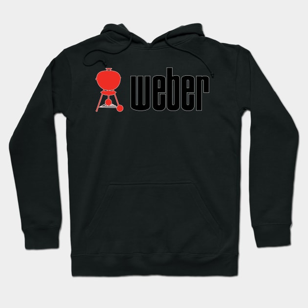 Classic Weber Grill handle in red Hoodie by zavod44